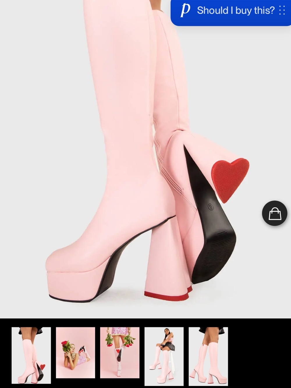 Lamoda sweet talker platform knee boots